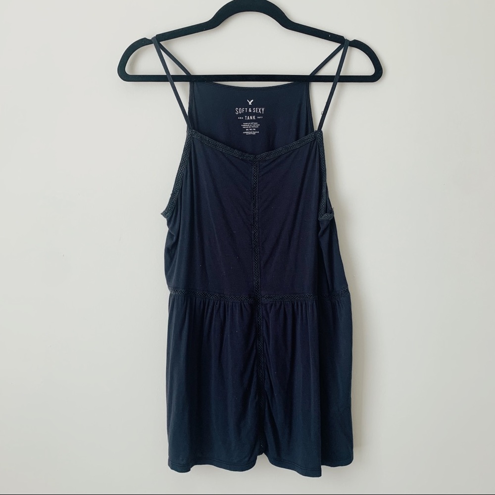 Women’s American Eagle Soft Medium Navy Blue Tank